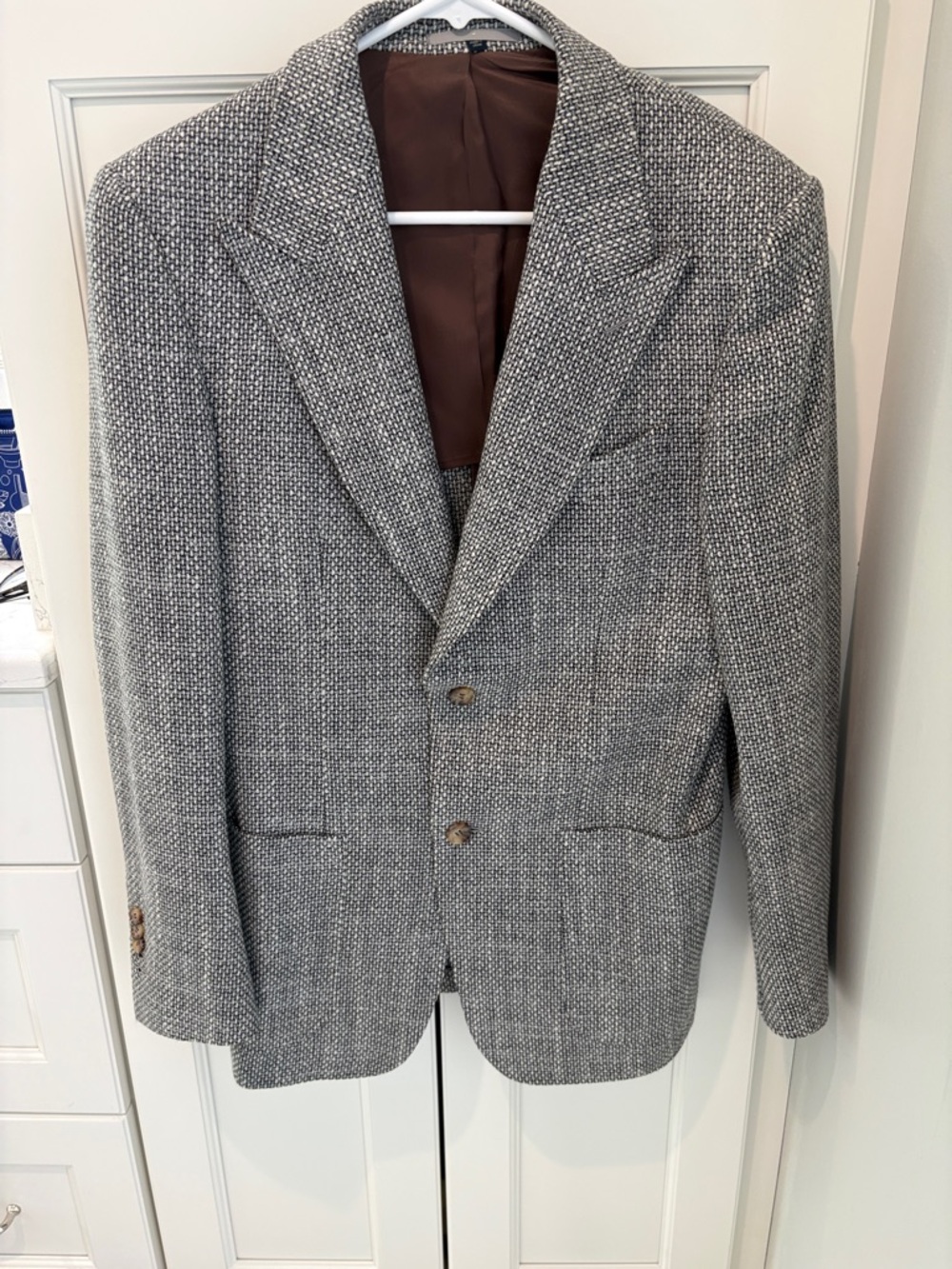 Men's Suitsupply jacket Blazer size 38 wool silk blend "Washington Half"